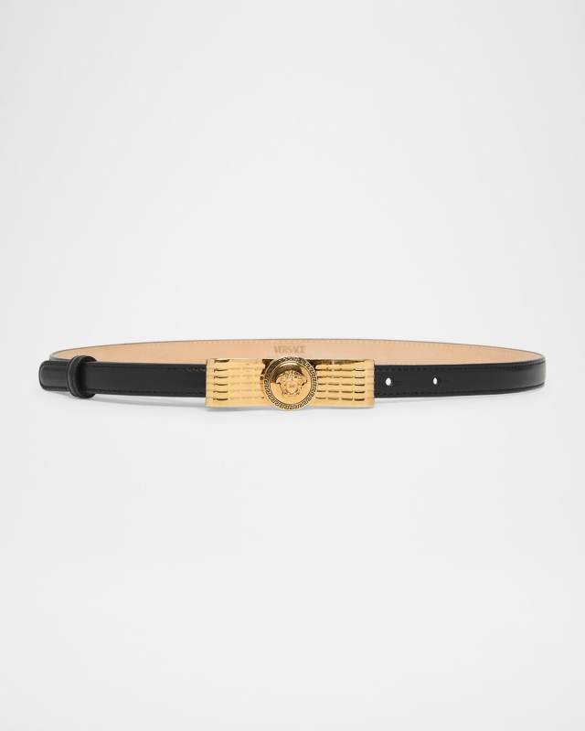 Medusa Calf Leather Belt